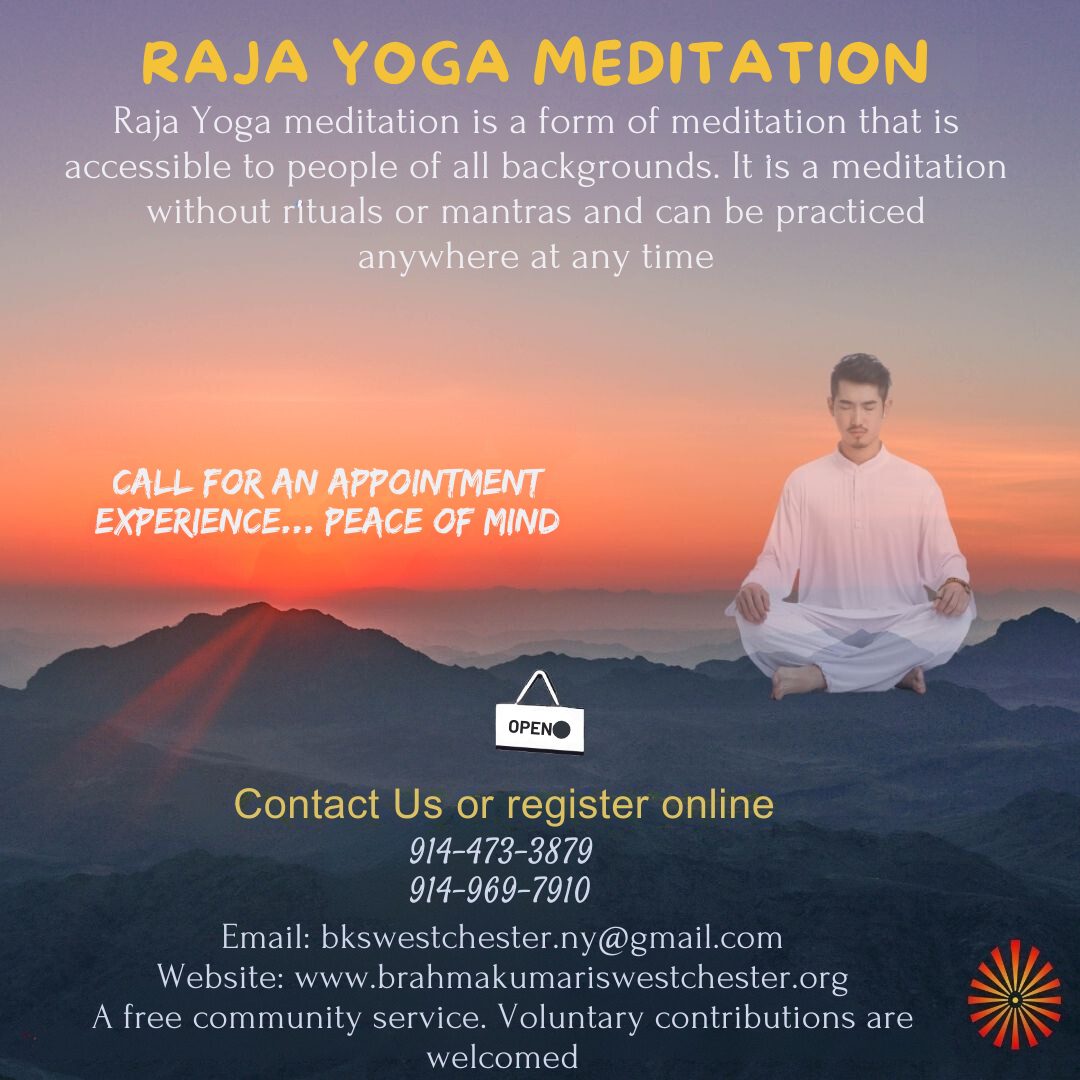 RAJA YOGA FOUNDATIONS IN ENGLISH (RSVP for Onsite and Online